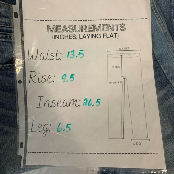 Madewell Jeans Cruiser Straight Women’s Size 24 Blue Denim G7689 Cowboy Carter - Picture 7 of 7